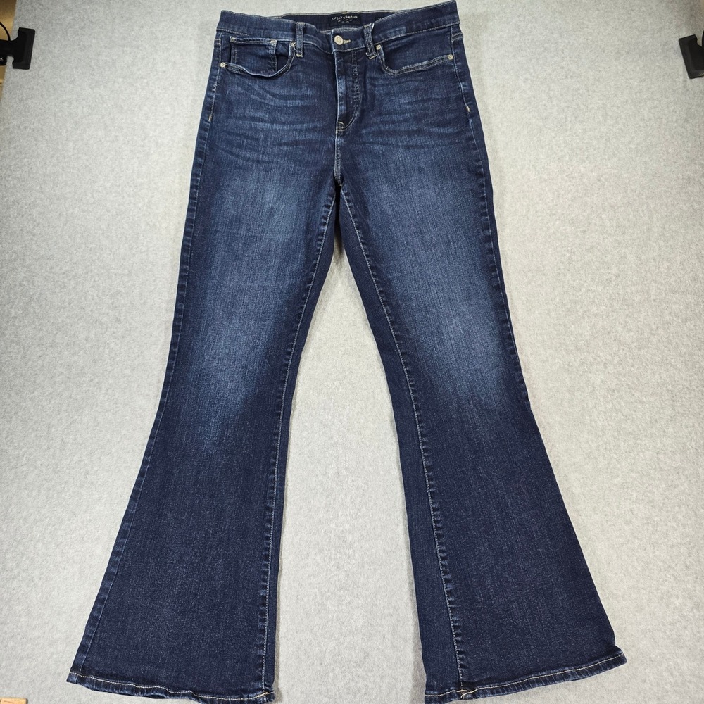 Lucky Brand Stevie High Rise Flare Jeans Dark Wash Blue Size 12/31